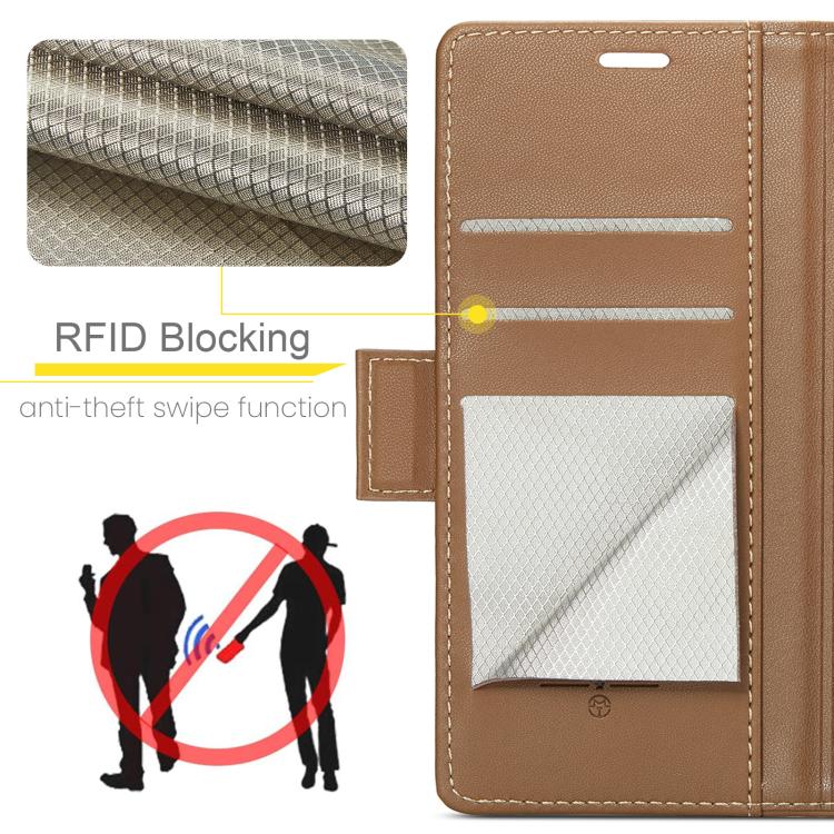 For OnePlus 12 CaseMe 023 Butterfly Buckle Litchi Texture RFID Anti-theft Leather Phone Case