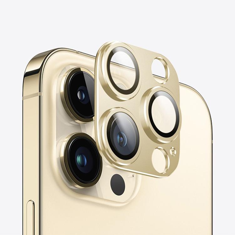 For iPhone 14 Pro Max Kalebol Armor Full-Coverage Metal Lens Ring Protector Film