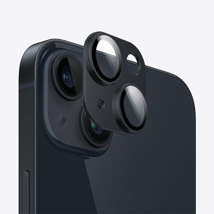 For iPhone 14 Kalebol Armor Full-Coverage Metal Lens Ring Protector Film