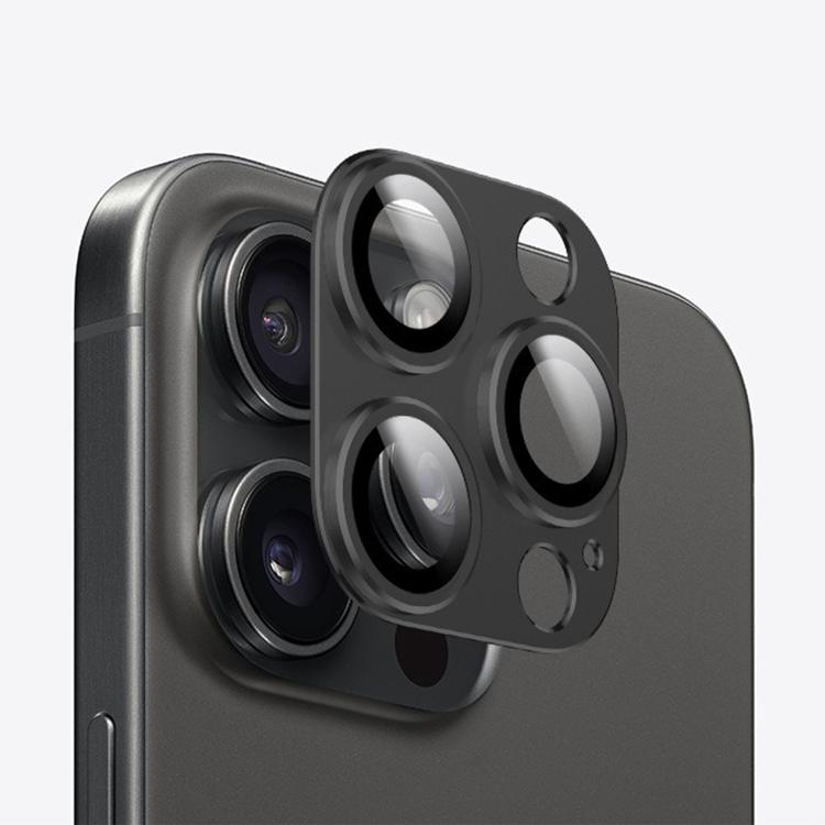 For iPhone 15 Pro Kalebol Armor Full-Coverage Metal Lens Ring Protector Film