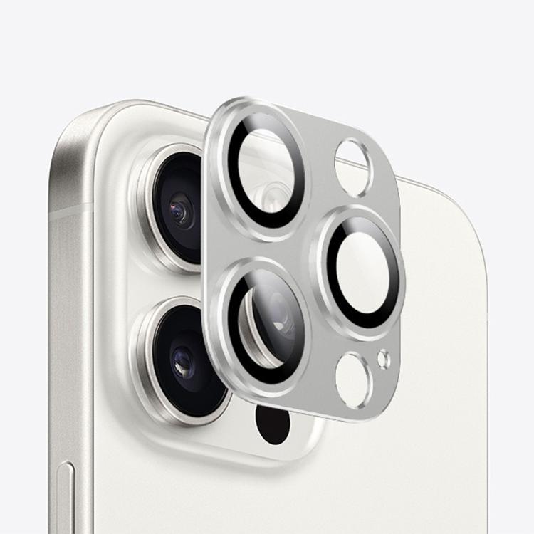 For iPhone 15 Pro Max Kalebol Armor Full-Coverage Metal Lens Ring Protector Film