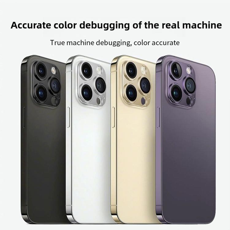 For iPhone 15 Pro Kalebol Armor Full-Coverage Metal Lens Ring Protector Film