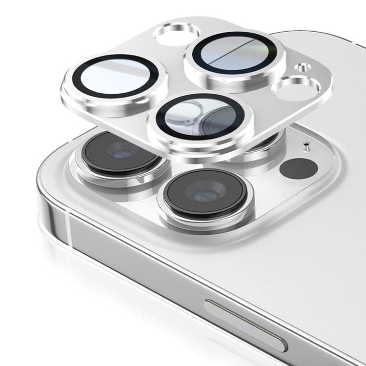 For iPhone 16 Pro Kalebol Armor Full-Coverage Metal Lens Ring Protector Film