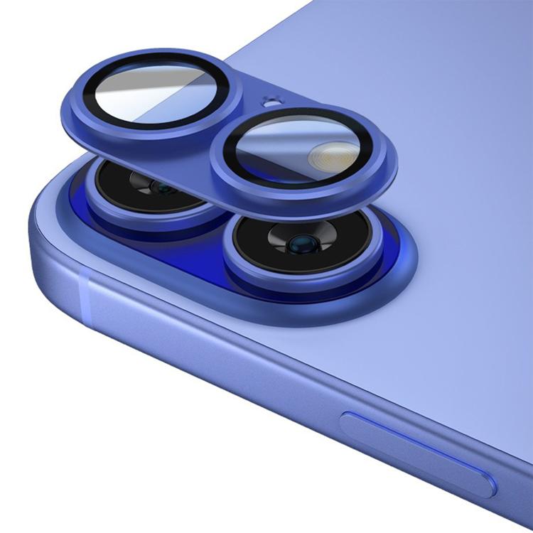For iPhone 16 Plus Kalebol Armor Full-Coverage Metal Lens Ring Protector Film