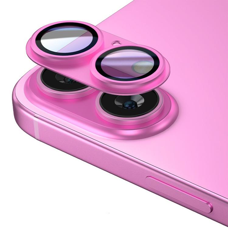 For iPhone 16 Kalebol Armor Full-Coverage Metal Lens Ring Protector Film