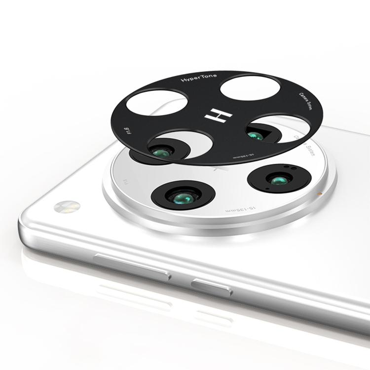 For OPPO Find X8 Pro Kalebol Black Metal Hollow Lens Protection Ring
