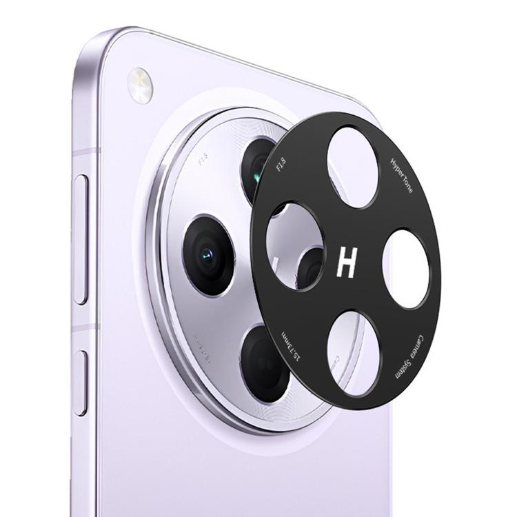 For OPPO Find X 8s+ Kalebol Black Metal Hollow Lens Protection Ring