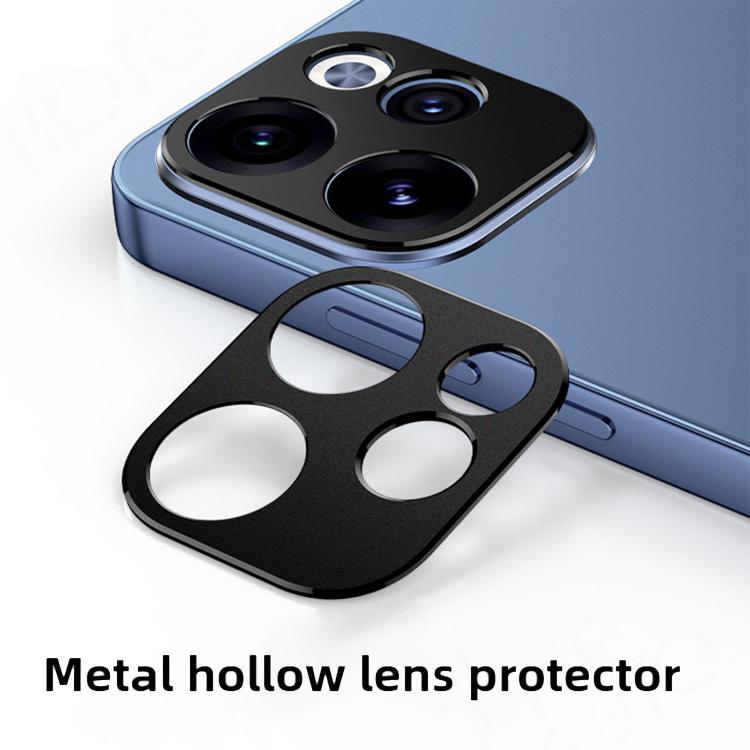 For OPPO Reno15 F / 15 FS Kalebol Black Metal Hollow Lens Protection Ring
