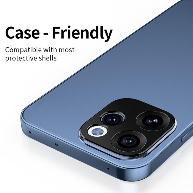 For OPPO Reno15 F / 15 FS Kalebol Black Metal Hollow Lens Protection Ring