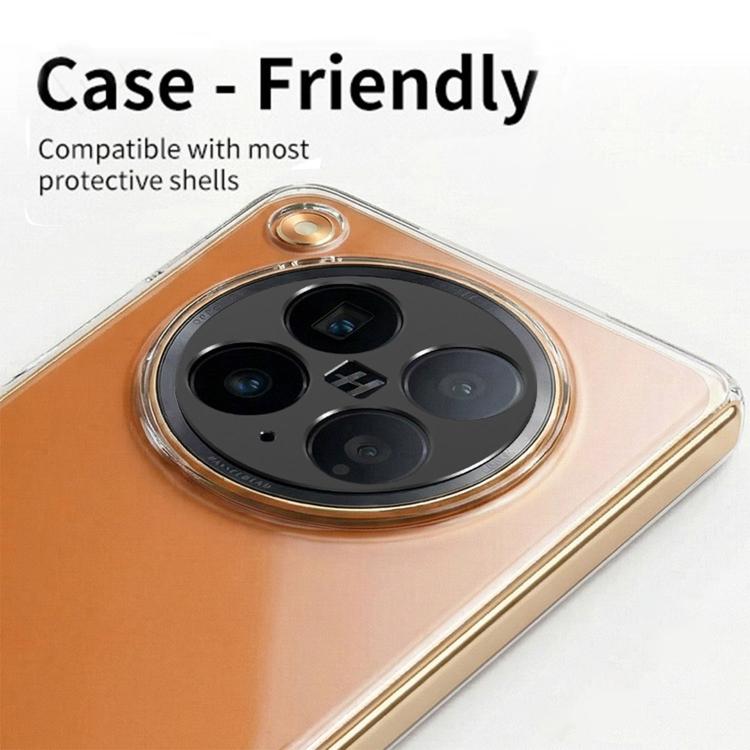 For OPPO Find N6 Kalebol Black Metal Hollow Lens Protection Ring