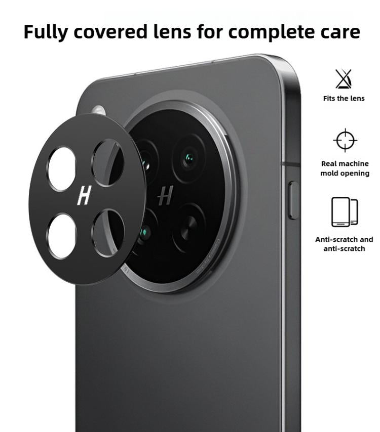 For OPPO Find N5 Kalebol Black Metal Hollow Lens Protection Ring