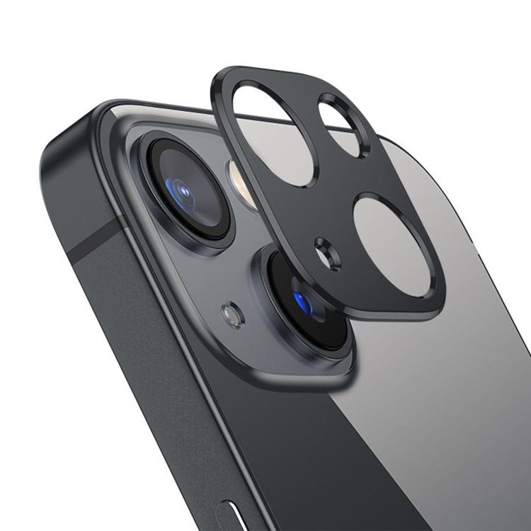 For iPhone 13  Kalebol Metal Hollow Lens Protection Ring