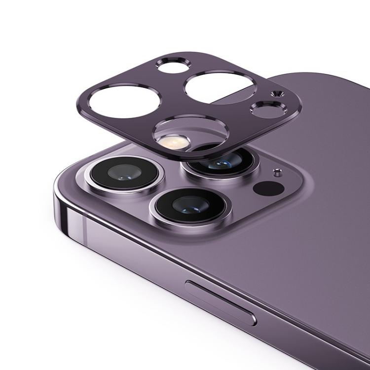 For iPhone 14 Pro Kalebol Metal Hollow Lens Protection Ring