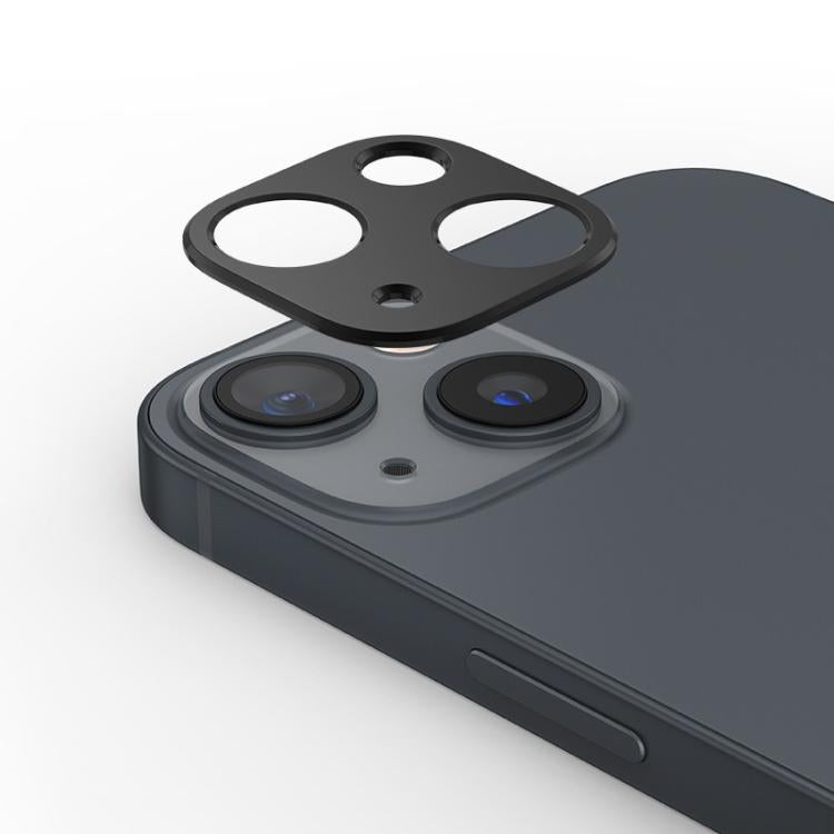 For iPhone 14 Plus Kalebol Metal Hollow Lens Protection Ring