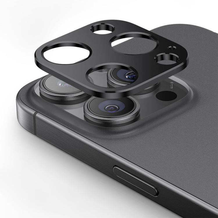 For iPhone 15 Pro Kalebol Metal Hollow Lens Protection Ring