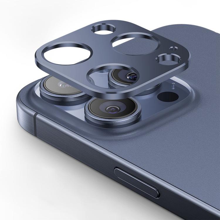 For iPhone 15 Pro Kalebol Metal Hollow Lens Protection Ring
