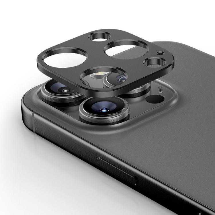 For iPhone 16 Pro Max Kalebol Metal Hollow Lens Protection Ring