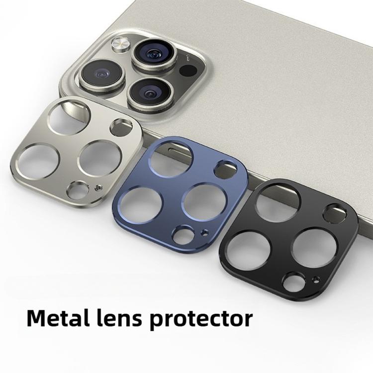 For iPhone 16 Pro Max Kalebol Metal Hollow Lens Protection Ring