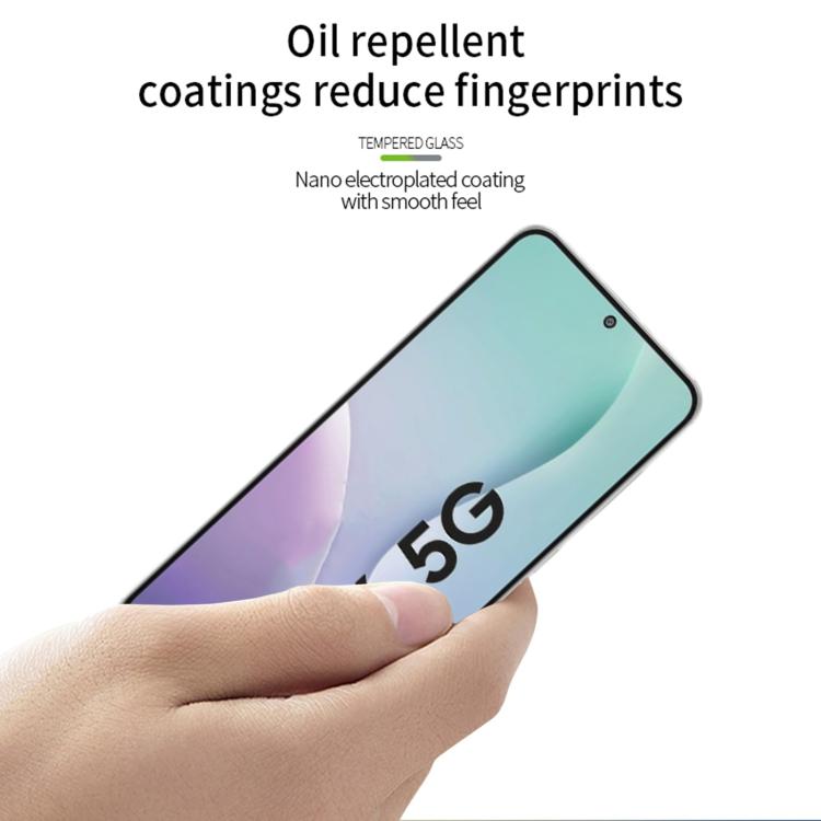 For Galaxy M56 5G MOFI 9H 2.5D Full Screen Tempered Glass Film - Black