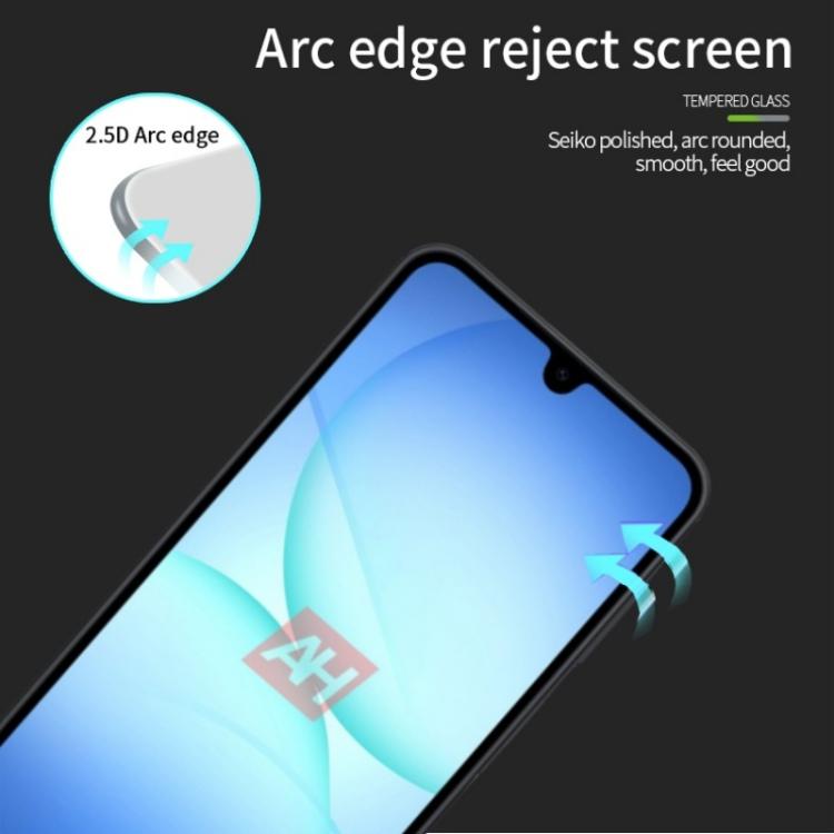 For Galaxy A17 / A16 / A26 MOFI 9H 2.5D Full Screen Tempered Glass Film - Black