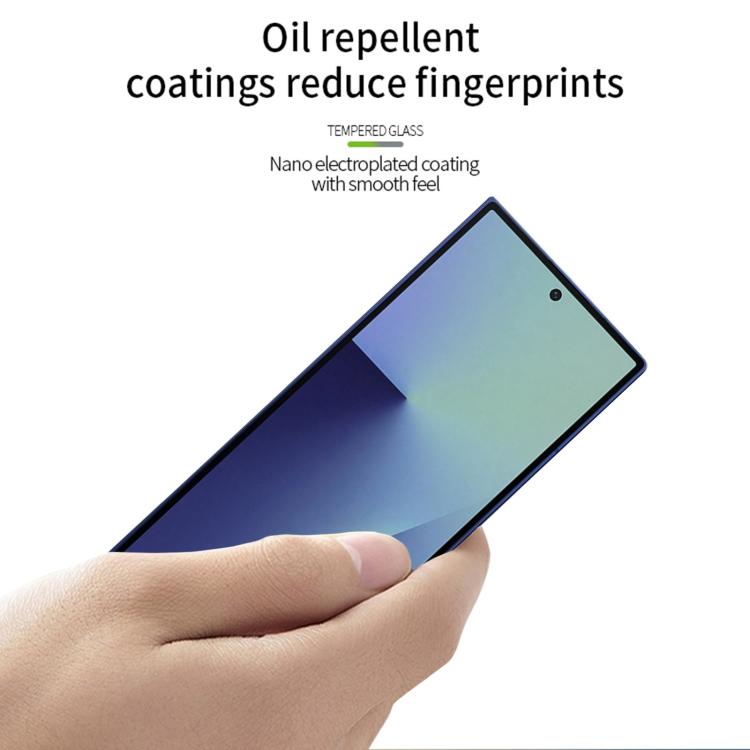 For Galaxy Z Fold7 Outer Screen MOFI 9H 2.5D Full Screen Tempered Glass Film - Black