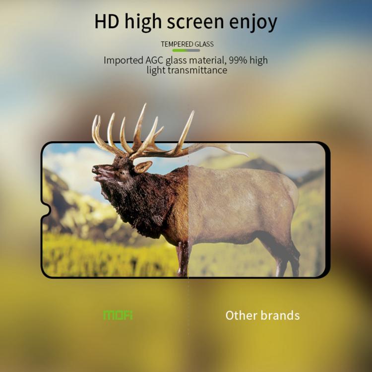 For Galaxy A07 MOFI 9H 2.5D Full Screen Tempered Glass Film - Black