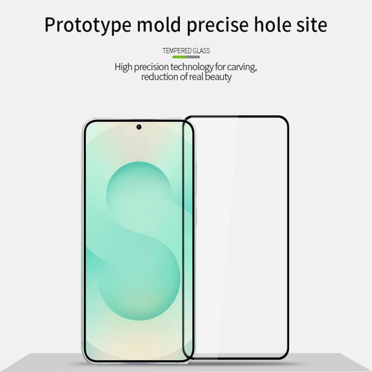 For Galaxy S26+ 5G Unlock MOFI 9H 2.5D Full Screen Tempered Glass Film - Black