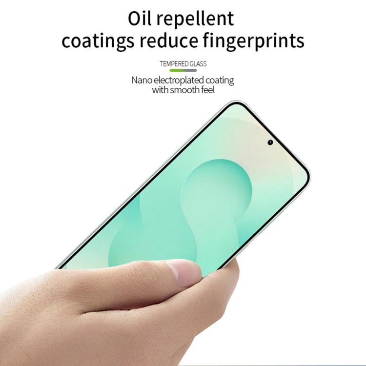 For Galaxy S26+ 5G Unlock MOFI 9H 2.5D Full Screen Tempered Glass Film - Black