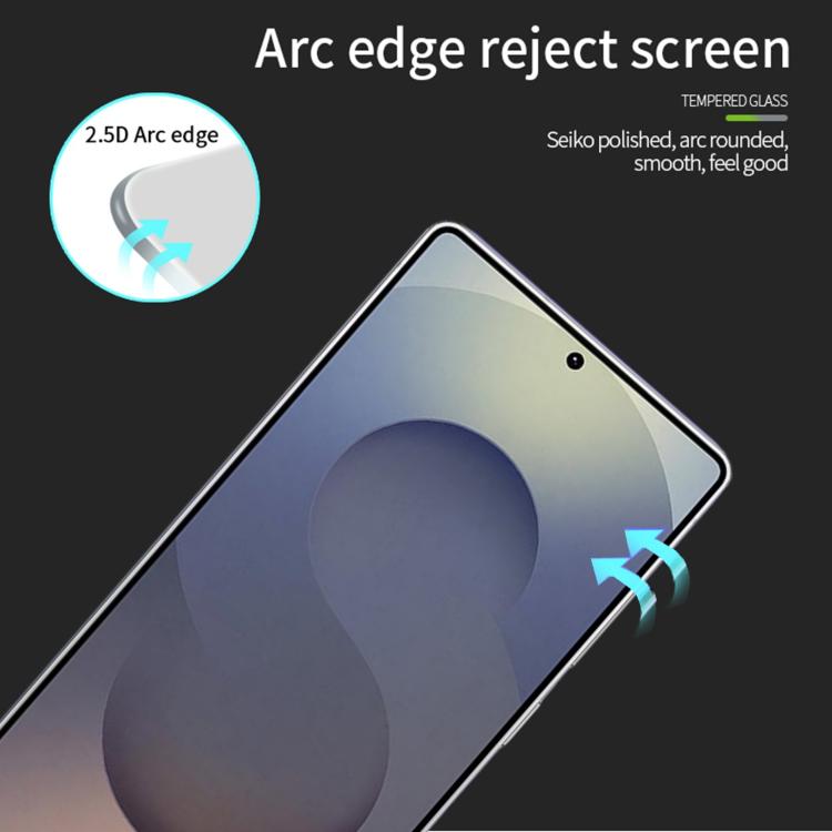 For Galaxy S26 Ultra 5G Unlock MOFI 9H 2.5D Full Screen Tempered Glass Film - Black