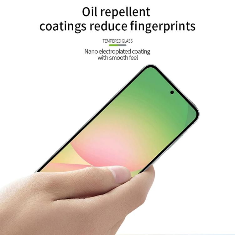 For Galaxy A37 5G MOFI 9H 2.5D Full Screen Tempered Glass Film - Black