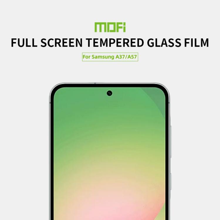 For Galaxy A37 5G MOFI 9H 2.5D Full Screen Tempered Glass Film - Black