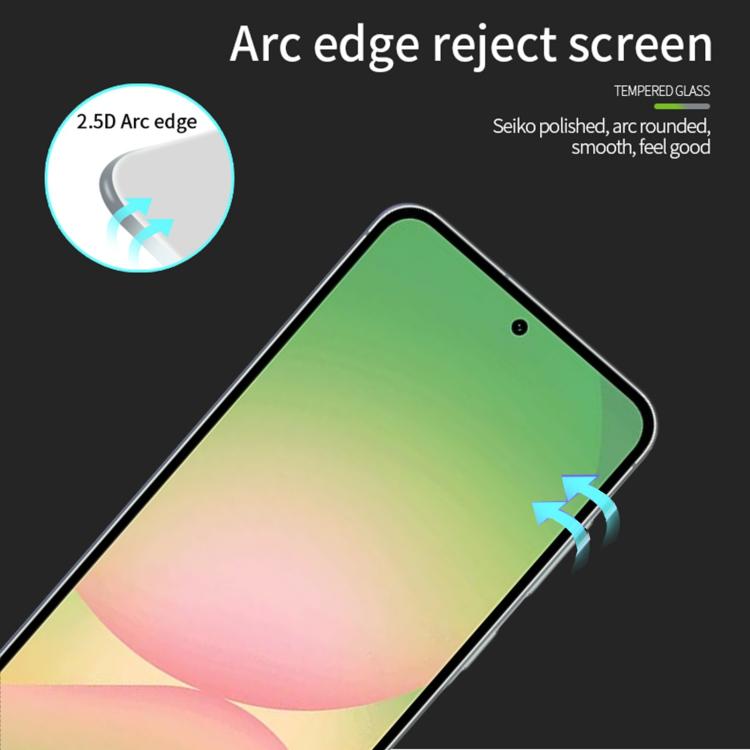 For Galaxy A37 5G MOFI 9H 2.5D Full Screen Tempered Glass Film - Black