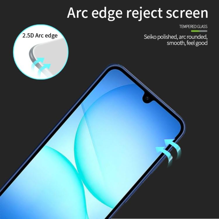 For Galaxy A27 5G MOFI 9H 2.5D Full Screen Tempered Glass Film - Black