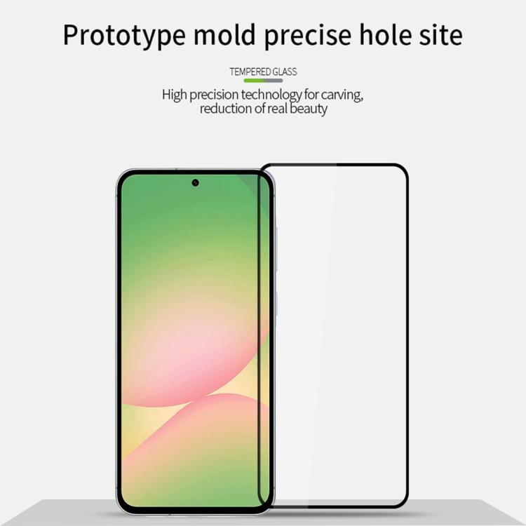 For Galaxy A57 5G MOFI 9H 2.5D Full Screen Tempered Glass Film - Black