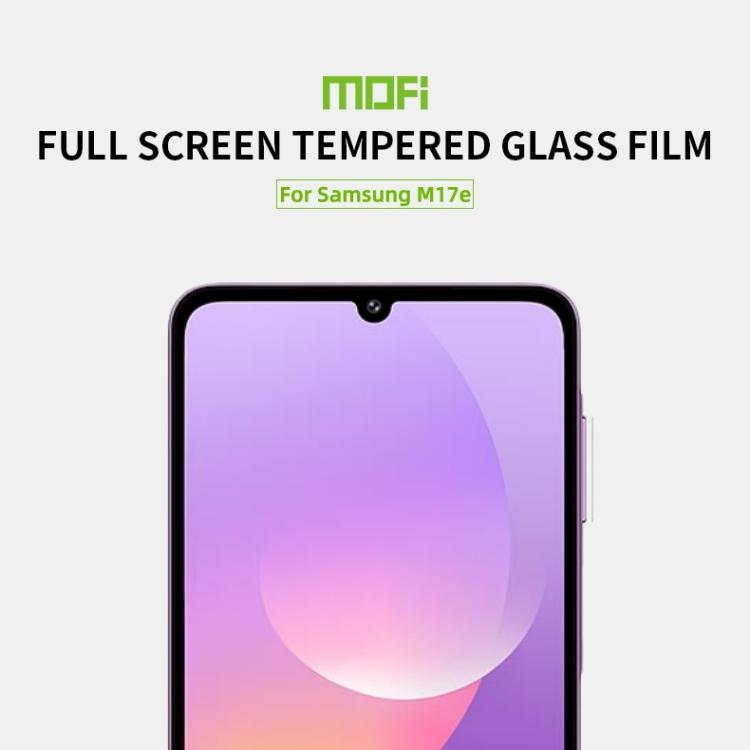 For Galaxy M17e MOFI 9H 2.5D Full Screen Tempered Glass Film - Black