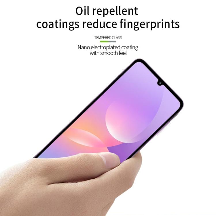 For Galaxy M17e MOFI 9H 2.5D Full Screen Tempered Glass Film - Black