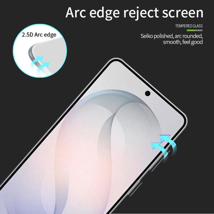 For Galaxy S26 FE 5G MOFI 9H 2.5D Full Screen Tempered Glass Film - Black