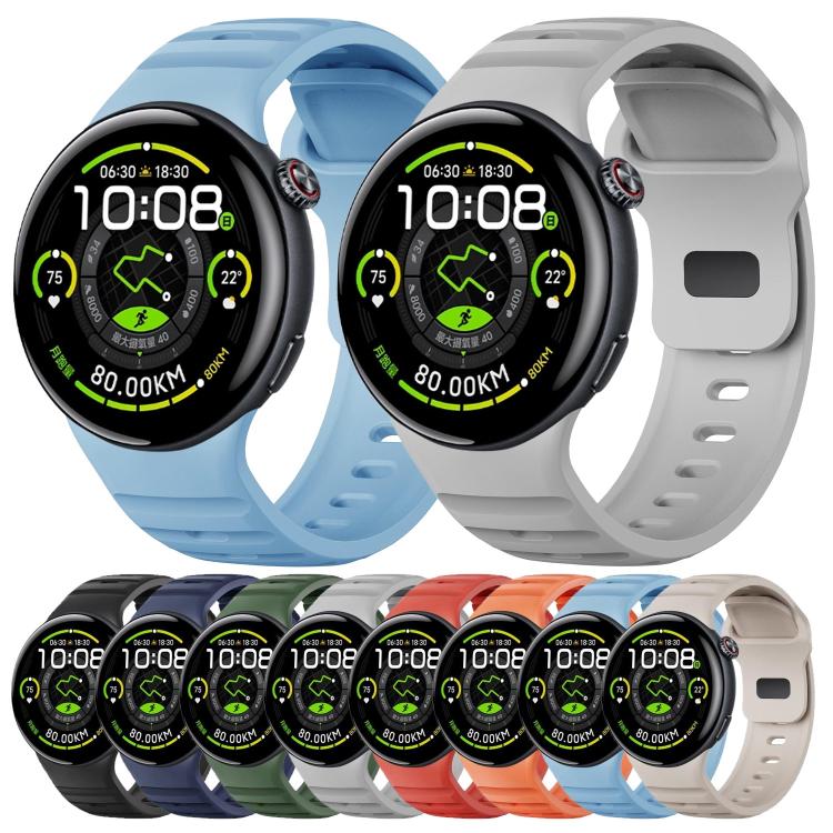 For vivo Watch 5 Reverse Buckle Silicone Watch Band
