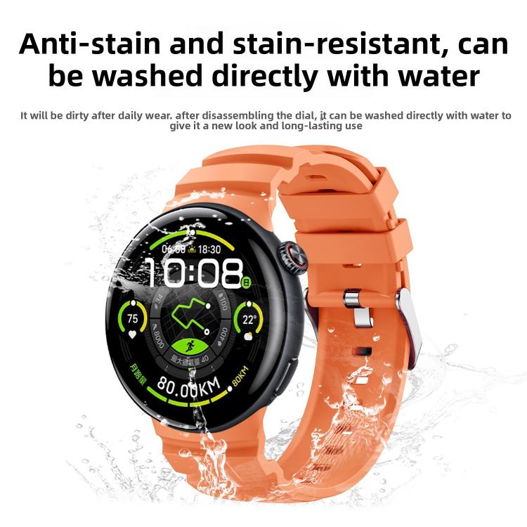 For vivo Watch 5 Solid Color Pin Buckle Sport Silicone Watch Band