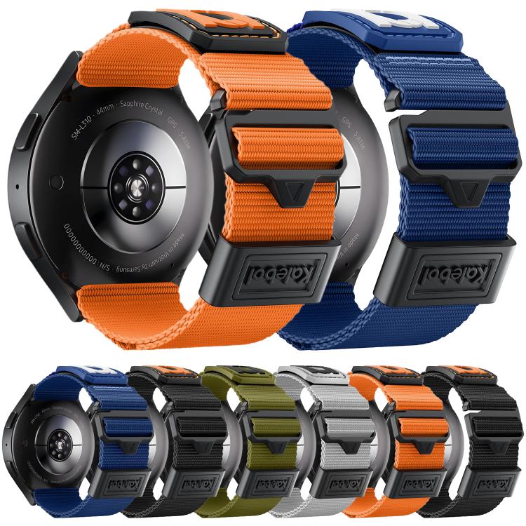 22mm Kalebol Nylon Braided Sport Watch Band