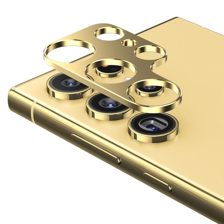 For Samsung Galaxy S24 Ultra 5G Kalebol Metal Hollow Lens Protection Ring