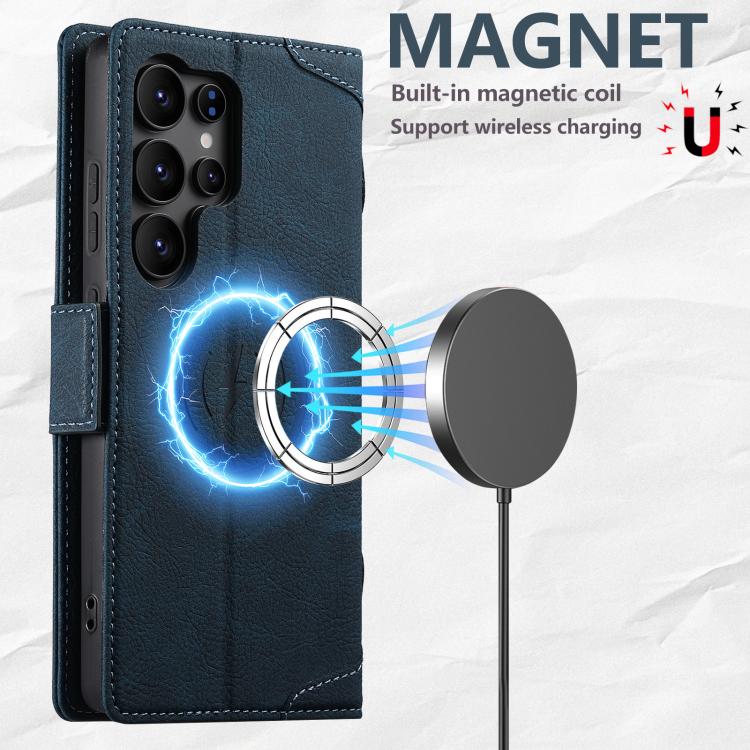 For Samsung Galaxy S23 Ultra 5G SUTENI J07 Multifunctional Horizontal Flip Magsafe Leather Phone Case