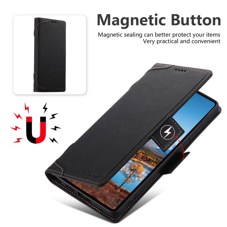 For Samsung Galaxy S22 Ultra 5G SUTENI J07 Multifunctional Horizontal Flip Magsafe Leather Phone Case