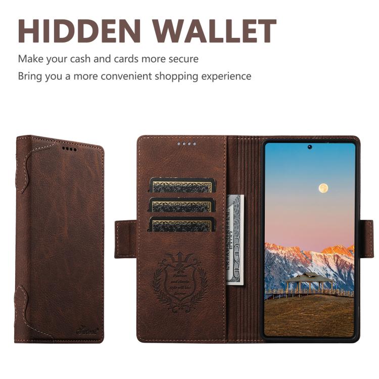 For Samsung Galaxy S22 Ultra 5G SUTENI J07 Multifunctional Horizontal Flip Magsafe Leather Phone Case