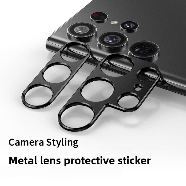 For Samsung Galaxy S23+ 5G Kalebol Metal Hollow Lens Protection Ring