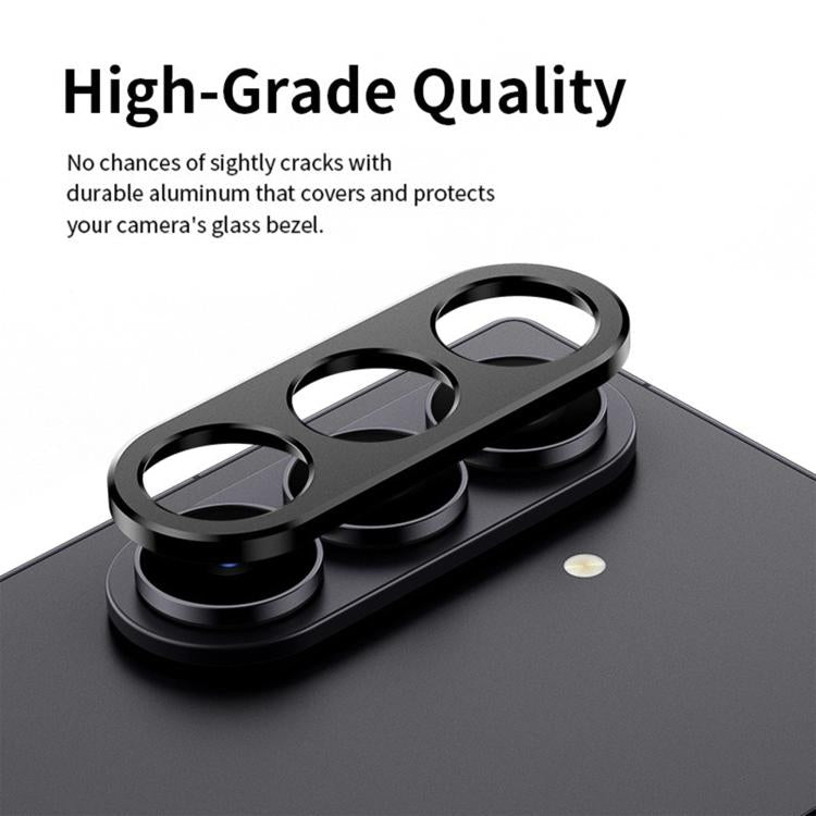 For Samsung Galaxy Z Fold7 5G Kalebol Metal Hollow Lens Protection Ring
