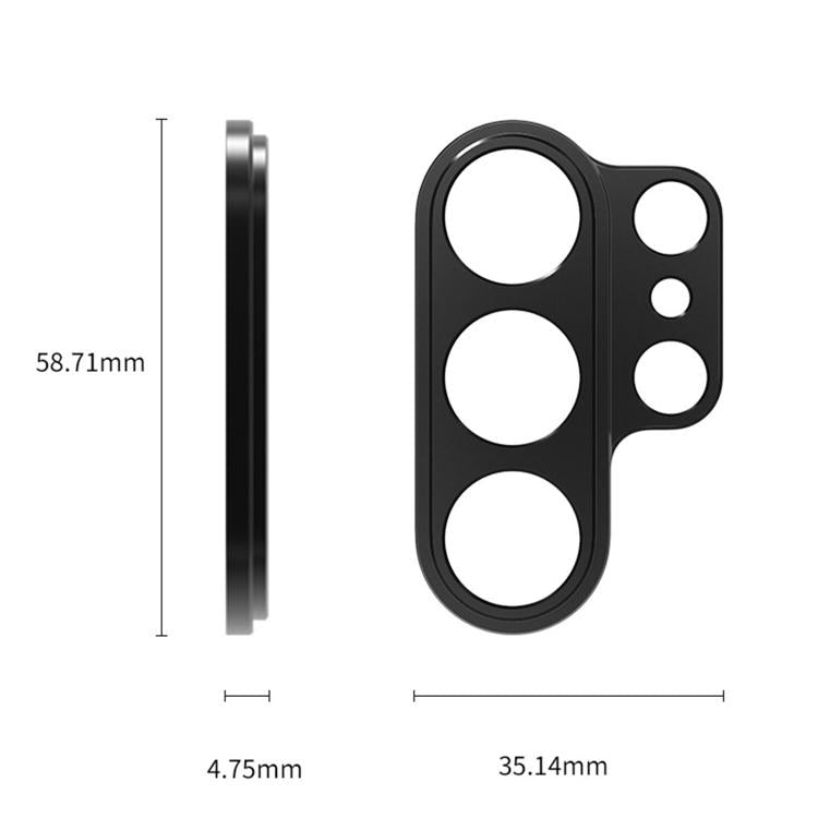 For Samsung Galaxy S26 Ultra 5G Kalebol Metal Hollow Lens Protection Ring