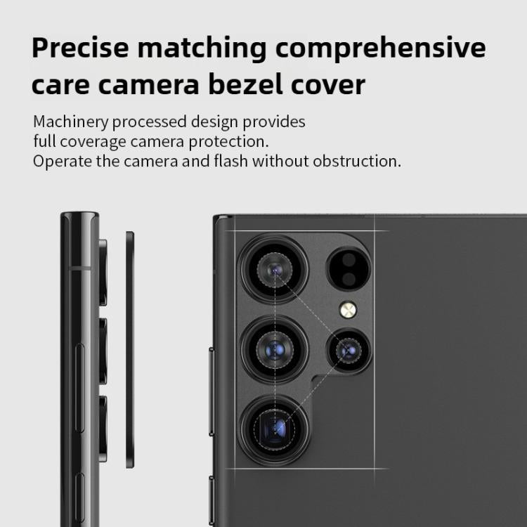 For Samsung Galaxy Z Fold5 Kalebol Metal Hollow Lens Protection Ring