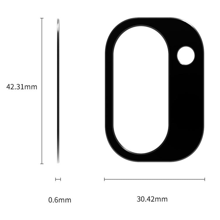 For OnePlus 15R Kalebol Metal Hollow Lens Protection Ring