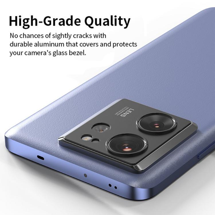 For Xiaomi 14T Kalebol Metal Hollow Lens Protection Ring